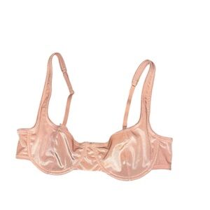 Urban Outfitters Out From Under Pink Underwire Bra velvet large